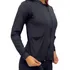 Casaco Feminino Blusa Fitness Zíper Malha Poliamida Dry Fit