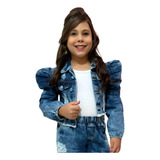 Casaco Feminino Infantil Jaqueta Modinha Menina Mini Diva 
