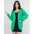 Casaco Feminino Tricot Cardigan Roupa Jaqueta Trança Manga