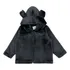 Casaco Jaqueta Infantil Fleece Pelúcia Inverno Capuz E Zíper