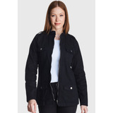 Casaco Jeans Feminina Parka