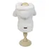 Casaco Para Cachorro Sherpa Com Capuz Pata Chic   Bege