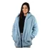 Casaco Pelinhos Teddy Com Capuz Feminino