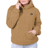 Casaco Teddy Canguru Blusa