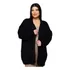 Casaco Tricot Feminino Grosso Aberto Luxo Tendencia Tr1627