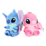 Casal Lilo E Stitch E Angel Namorados Disney Pelúcia 20cm