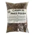 Casca De Pinus Média Polida Decoração De Vaso E Jardim 500g