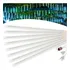 Cascata 8 Tubos Led Queda Pisca Pisca Chuva Gelo 50cm Luz Branco