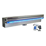 Cascata Embutir Bico Polido 60cm E batatais Com Led Rgb