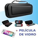 Case Bolsa Estojo Capa De Proteção Nintendo Switch OLED   Youtek  Preto 