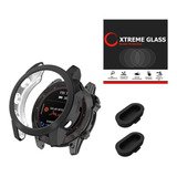 Case Capa   2 Plug   Película P  Garmin Fenix 7 47mm