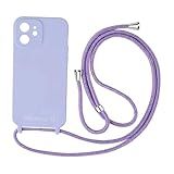 Case Capa Capinha Facility Com Cordão Alça Para IPhone 11  Lilás 