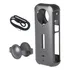 Case Capinha De Silicone Compatível Insta360 X3 Tampa Lente