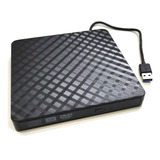 Case Cd dvd Externo Usb 3 0 Slim Mac Note Ultrabook Pc Gv02