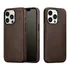 Case Couro Legítimo Para iPhone 16, Pro, Max, Plus Luxo Rpk