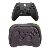 Case De Proteção Para Controle Xbox One Preto Zíper Verde