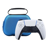 Case Estojo Para Controle Ps5 Ps4 360 One Series Switch Azul Não Aplica