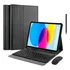 Case Magnética + Mouse + Teclado Para iPad 10 2022 Tela 10.9 Cor Preto