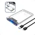 Case Para Hd 3.0 Externo Ssd Hdd Sata 2.5 Usb Notebook Pc Ps4 Transparente
