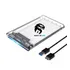 Case Para Hd Slim Externo Usb 3.0 Computador Ssd Hdd Sata 2.5 Notebook Pc Ps4 Transparente Raptorcom