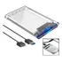 Case Para Hd Slim Externo Usb 3.0 Computador Ssd Hdd Sata 2.5 Notebook Pc Ps4 Transparente