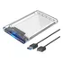 Case Sata Usb 3.0 Hd 2,5 Transparente