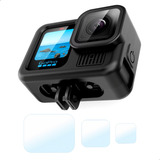 Case Silicone Pelicula Lente
