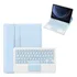 Case Trackpad Compatível Com Tablet Samsung S9 Fe 10.9 X516 Cor Azul-claro