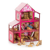Casinha Bonecas Mdf Adesivada