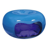 Casinha Cama Toca Para Gato Formato De Donuts Rosquinha Cor Azul