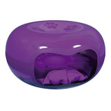 Casinha Cama Toca Para Gato Formato De Donuts Rosquinha Cor Lilás