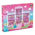 Casinha De Boneca Castelo Princesa 160 Pçs 2 Bonecas Montar