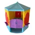 Casinha Infantil Colorida Premium Com Piso Floreira E Pia