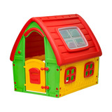 Casinha Infantil Playground Grande Plástico Colorida Zippy Cor Amarelo