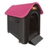 Casinha Plástica Big Dog Homer N 9 Para Cães Cachorro Grande Cor Rosa