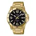 Casio Mtp-vd01g-1bvudf Relógio Masculino Collection Dourado Cor Do Fundo Preto