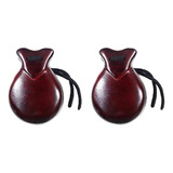Castanholas De Madeira Cor Mogno   Brazucapas