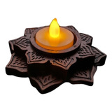 Castical Porta Velas Flor