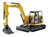 Cat Caterpillar 308e2 Cr Sb Mini Hydraulic Excavator With Working Tools And Operator High Line Series 1/32 Diecast Model By Diecast Masters