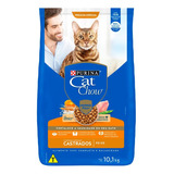 Cat Chow Castrados Adulto Sabor Peixe Em Sacola De 10 1kg