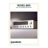 Catálogo / Folder : Receiver Gradiente Model 1060 # Novo Okm