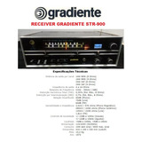 Catálogo / Folder : Receiver Gradiente Str-900 # Novo Okm.