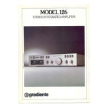 Catálogo / Folder: Amplificador Gradiente Model 126 # Novo 