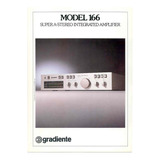 Catálogo / Folder: Amplificador Gradiente Model 166 # Novo 