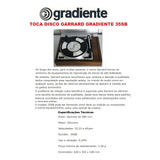 Catálogo / Folder: Toca Disco Gradiente Garrard 35sb #novo