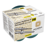 Cateter Periférico Iv 24g X 19mm Amarelo Cx 100 Descarpack