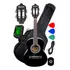 Cavaco Giannini Cs14 Bk Eletroacústico Capa Afinad Cabo Palh