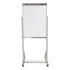Cavalete Para Flip chart Magnético 100x70 Pês Alumínio Rodas Cor Branco