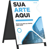 Cavalete Personalizado Com Sua Logo 160x70