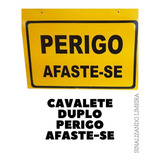 Cavalete Placa Duplo Sinalizacao